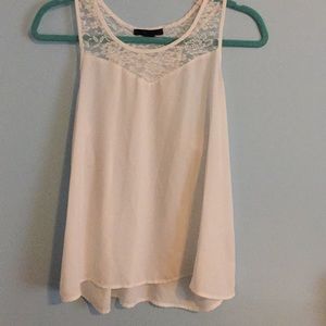 White Lace Tank